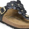 Ornament floral Gizeh din piele naturală