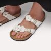 Ornament floral Mayari din piele naturală
