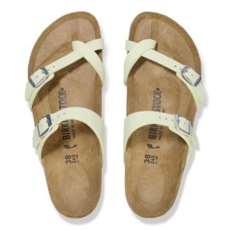 Piele nubuc Mayari, culoare lime decolorat