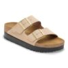 Platformă Arizona Pap Flex din piele nubuc Platformă Arizona Pap Flex din piele nubuc