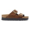 Platformă Arizona Pap Flex din piele nubuc Platformă Arizona Pap Flex din piele nubuc