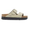 Platformă Arizona Pap Flex din piele nubuc Platformă Arizona Pap Flex din piele nubuc