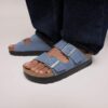 Platformă Arizona Pap Flex din piele nubuc Platformă Arizona Pap Flex din piele nubuc