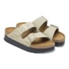 Platformă Arizona Pap Flex din piele nubuc Platformă Arizona Pap Flex din piele nubuc