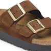 Platformă Arizona Pap Flex din piele nubuc Platformă Arizona Pap Flex din piele nubuc