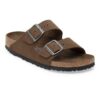 Soft Footbed Arizona din piele de căprioară, nuanță Dark Tea Soft Footbed Arizona din piele de căprioară, nuanță Dark Tea