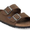 Soft Footbed Arizona din piele de căprioară, nuanță Dark Tea Soft Footbed Arizona din piele de căprioară, nuanță Dark Tea