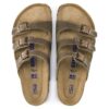 Soft Footbed Florida din piele uleioasă, maro tutun Soft Footbed Florida din piele uleioasă, maro tutun