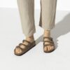 Soft Footbed Florida din piele uleioasă, maro tutun Soft Footbed Florida din piele uleioasă, maro tutun