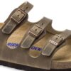 Soft Footbed Florida din piele uleioasă, maro tutun Soft Footbed Florida din piele uleioasă, maro tutun