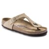 Soft Footbed Gizeh din piele nubuc Soft Footbed Gizeh din piele nubuc