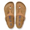 Soft Footbed Gizeh din piele nubuc Soft Footbed Gizeh din piele nubuc