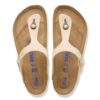 Soft Footbed Gizeh din piele nubuc