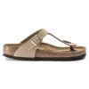 Soft Footbed Gizeh din piele nubuc Soft Footbed Gizeh din piele nubuc