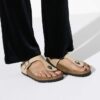 Soft Footbed Gizeh din piele nubuc Soft Footbed Gizeh din piele nubuc