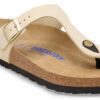 Soft Footbed Gizeh din piele nubuc