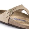 Soft Footbed Gizeh din piele nubuc Soft Footbed Gizeh din piele nubuc