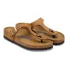 Soft Footbed Gizeh din piele nubuc Soft Footbed Gizeh din piele nubuc