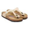 Soft Footbed Gizeh din piele nubuc