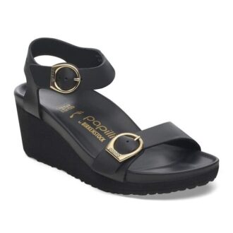 Soley Ring-Buckle Piele Negru