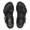 Soley Ring-Buckle Piele Negru Soley Ring-Buckle Piele Negru