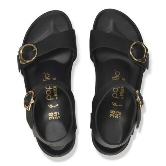 Soley Ring-Buckle Piele Negru