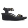 Soley Ring-Buckle Piele Negru Soley Ring-Buckle Piele Negru