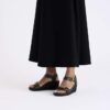 Soley Ring-Buckle Piele Negru Soley Ring-Buckle Piele Negru