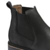 Stalon piele nubuc negru Stalon piele nubuc negru