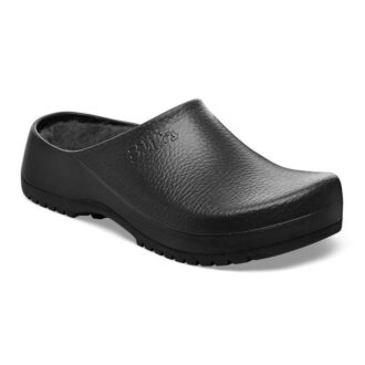 Super-Birki din piele de oaie și poliuretan, negru intens Super-Birki din piele de oaie și poliuretan, negru intens